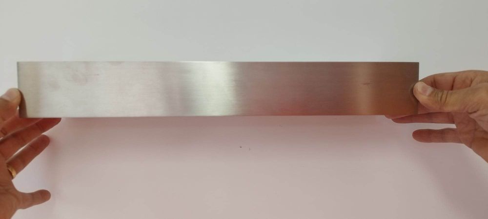 Candeeiro / Aplique aço inox e vidro para wc