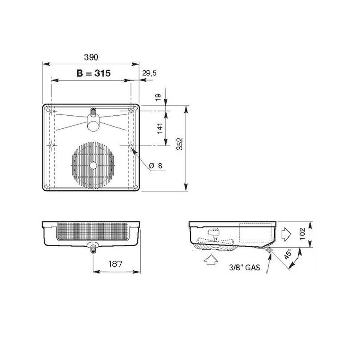 Chłodnica wentylatorowa SHP 9 LU-VE  bez grzałek