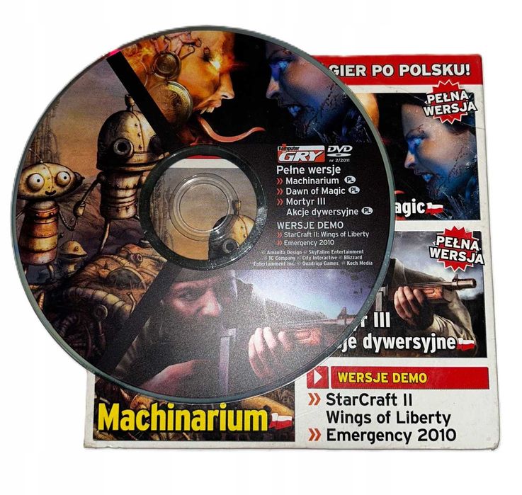 Machinarium PL + Dawn Of Magic PL + Mortyr III PL