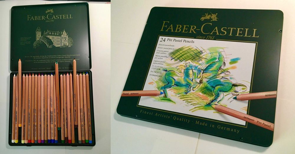 Набір олівців: Faber-Castell. Derwent Pastel. ТОРГ