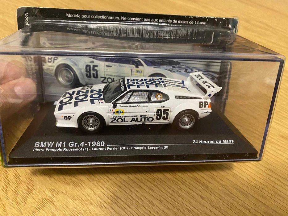 Miniatura BMW M1 Gr.4 1980 Le Mans Nº95 1:43