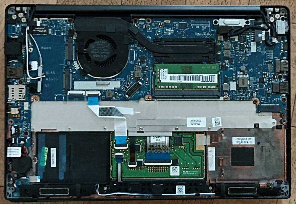 Dell Latitude 7280 по частям (разборка)