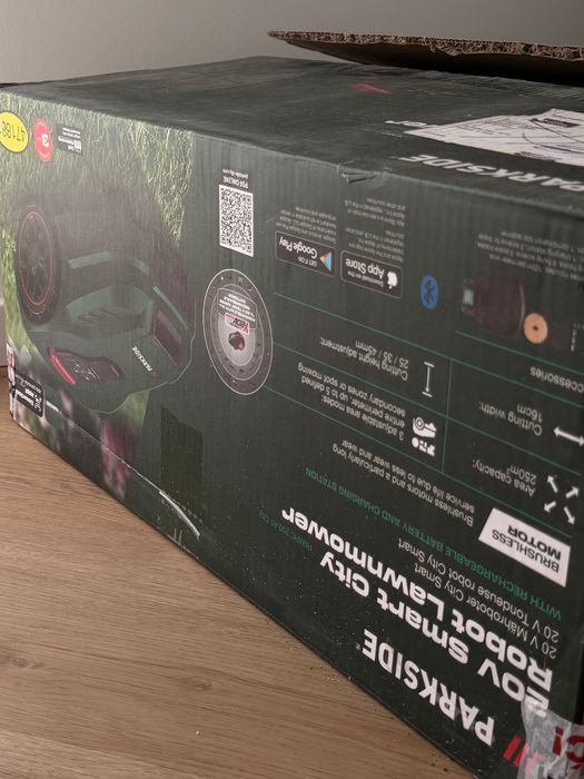 Sprzedam robot koszący PARKSIDE Smart City Robot Lawnmower 20V – nowy w kartonie