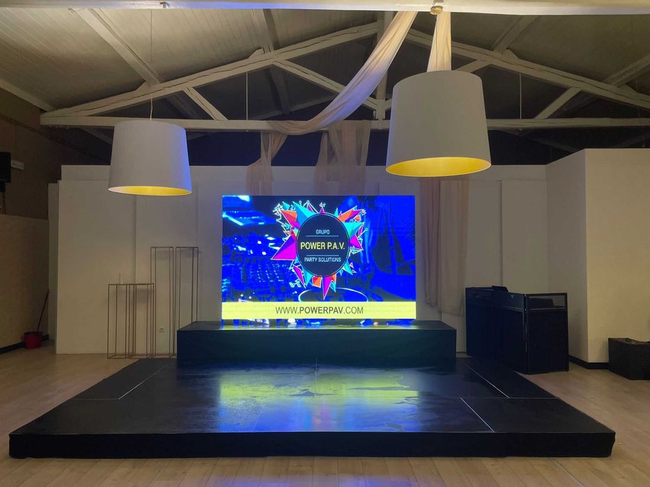Aluguer Ecrã Led / LedWall / TVs / Palco
