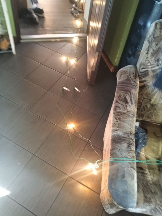 Lampki świąteczne PRL