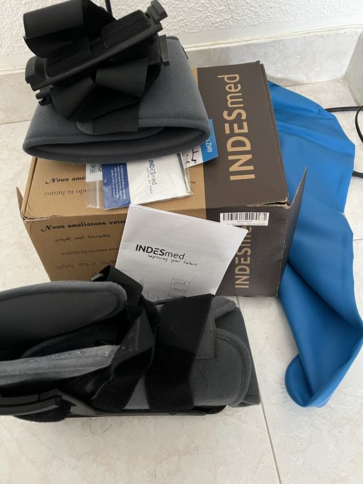 Bota walkerbaixa e alta tamanho ajustavel e protecao gesso p duche