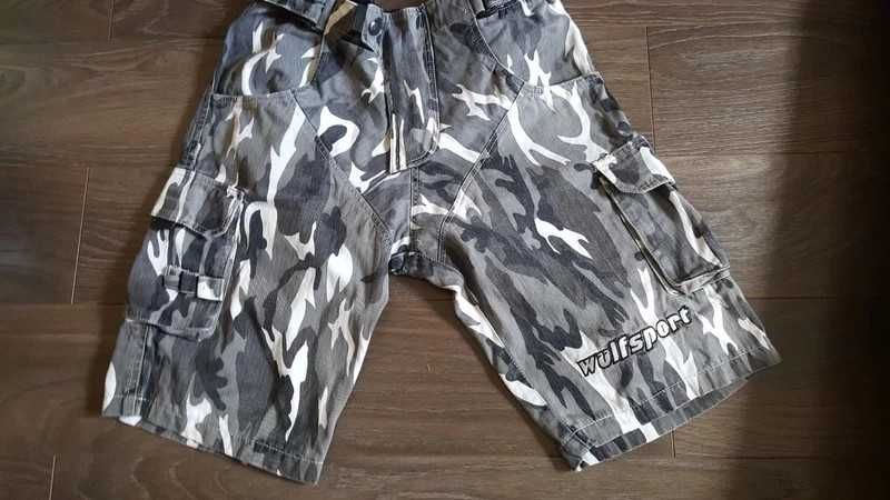 Wulf Wulfsport krótkie spodenki bojówki moro rozm. L