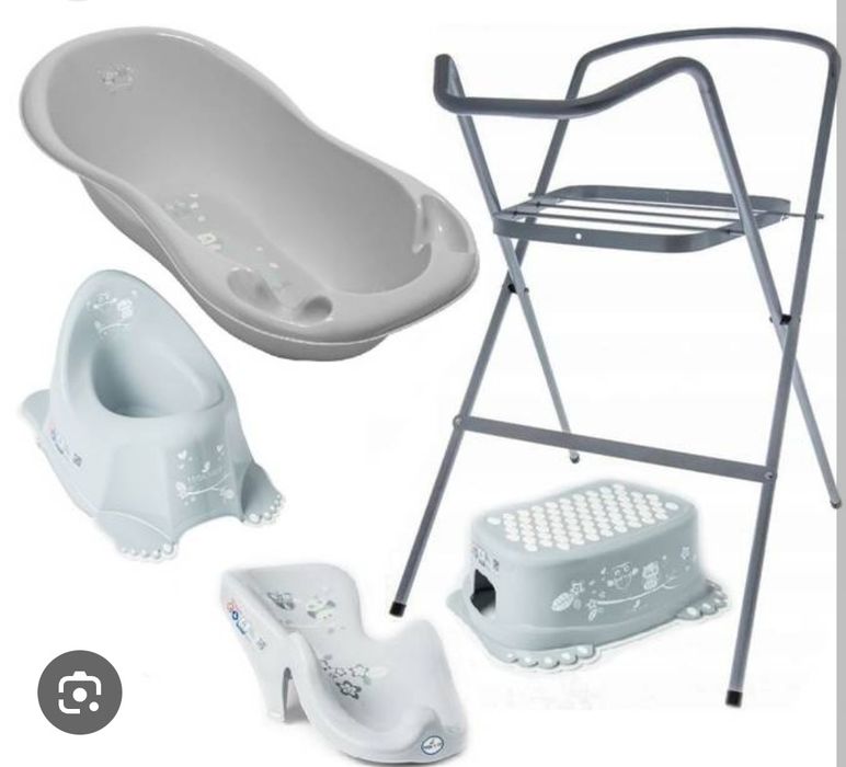 Wanienka do kąpieli stojak podest nocnik nakładka na sedes