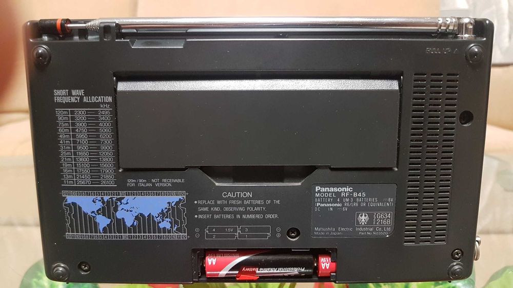 Радио Panasonic RF-B45 FM-LW-MW-SW Receiver made in Japan