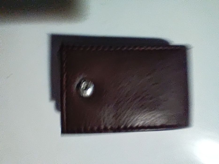 Mini portfel skórzany
