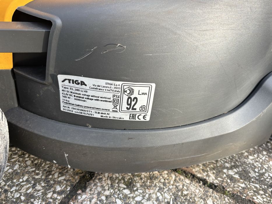 Stiga EL 380 Li 48