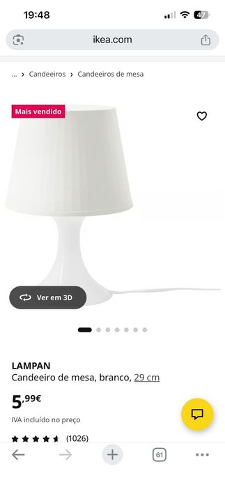 Móveis Ikea - estante de metal, mesa escrivaninha, candeeiro de mesa