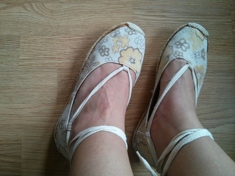 Wiązane buty, espadryle Heavy Duty z materiału, rozmiar 39