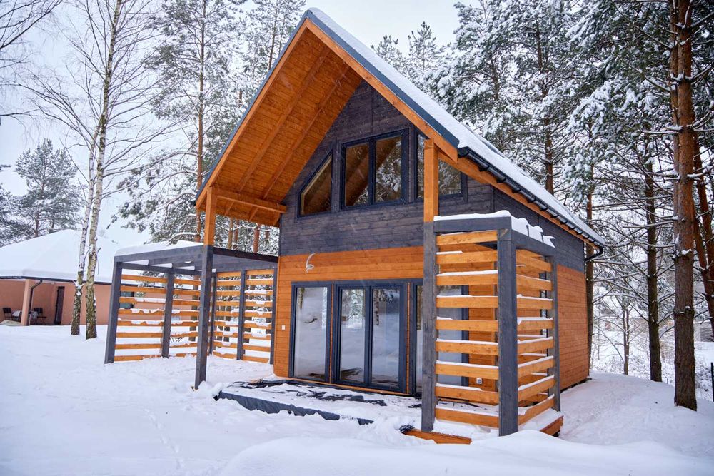 Dom 70 m2 drewniany, letniskowy lub całoroczny