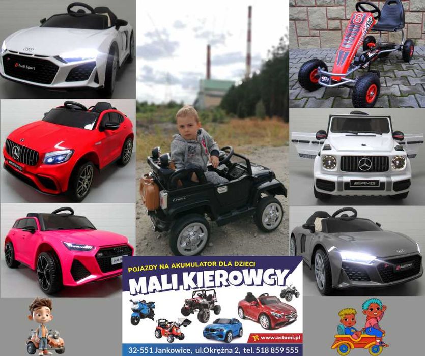 Samochód Auto Motor Quad na akumulator dla dzieci Odbiór Wysyłka Sklep