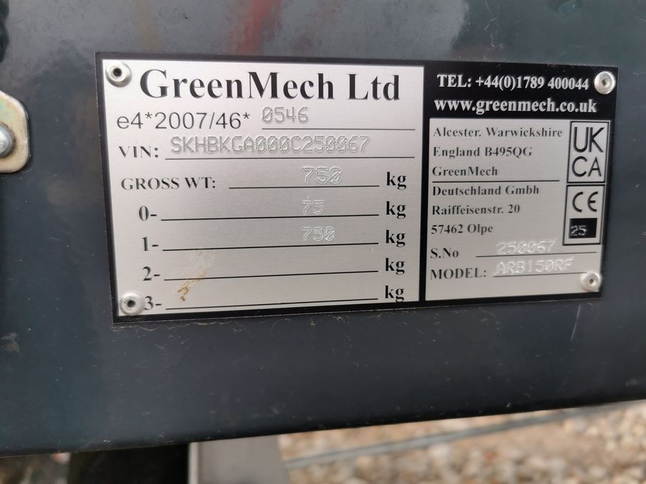 Rozdrabniacz rębak do gałęzi Greenmech Arborist 150 rok 2025