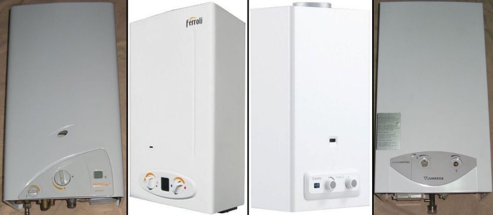 Naprawa montaż piecyków podgrzewaczy gazowych różne modele części gaz