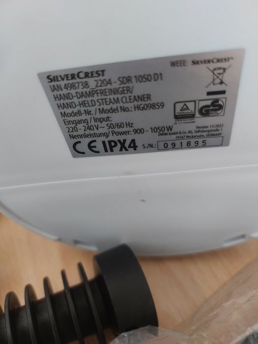 Maquina de limpeza a vapor