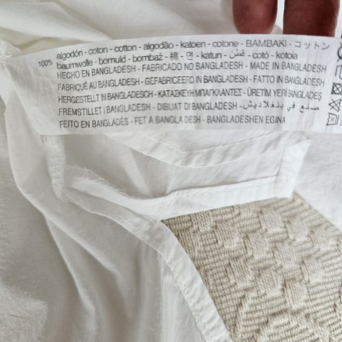 Сорочка белая Zara 164