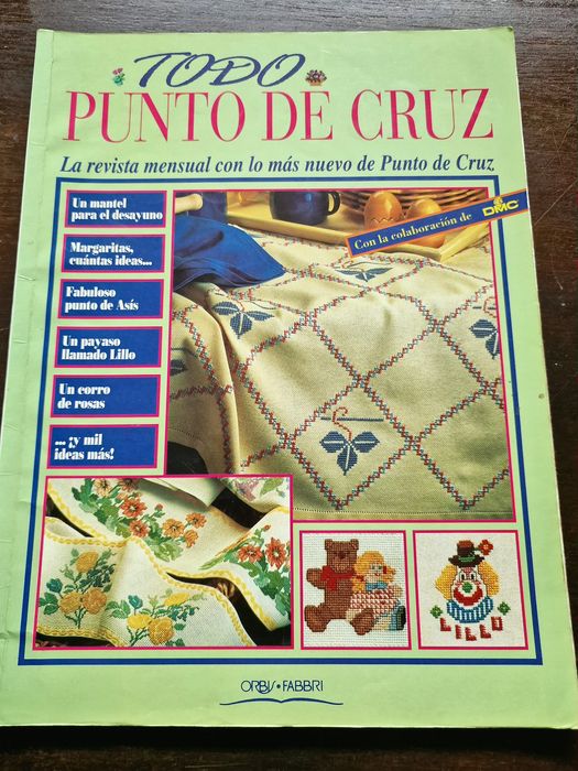 8 Revistas Todo Punto de Cruz em Espanhol