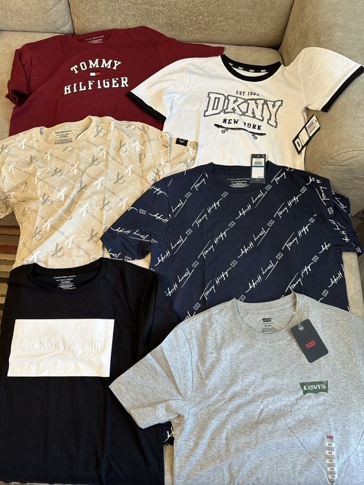 Чоловічі футболки Calvin Klein, dkny,gap, levi’s, xs/s/m/l
