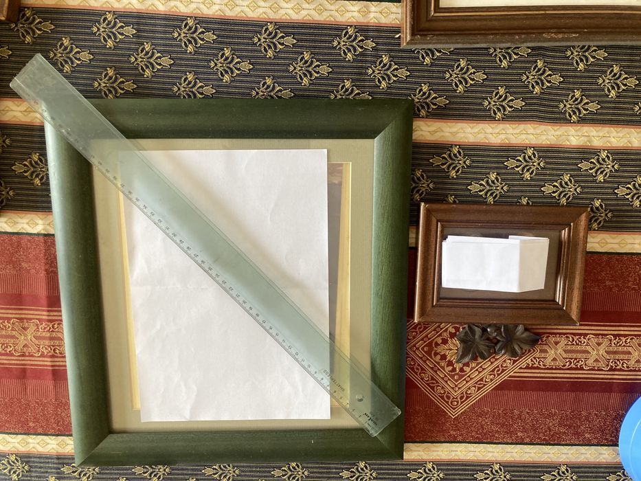 Quadro moldura e passepartout quadros serigrafia