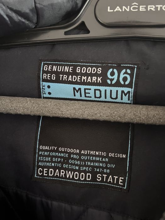 Granatowa parka kurtka zimowa cedarwood State M