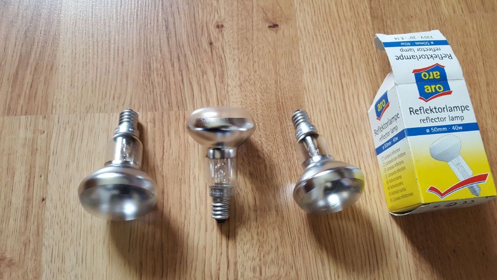 Żarówki tradycyjne reflektor, żarowe oraz Led świeca- 7 szt.