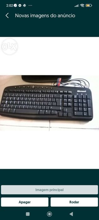 Vendo impressora HP  e Teclado Microsoft