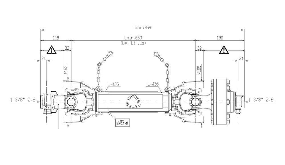 Przekaźnik Wałek WOM Bondioli & Pavesi ścielarka do słomy WYPRZEDAŻ