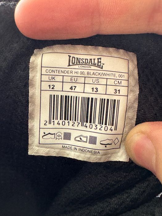 Боксерки кросівки Lonsdale 47 розмір Е12653