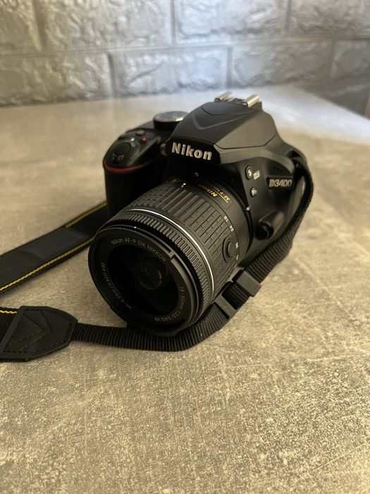 Фотоаппарат Nikon d3400, объектив 18-55mm + ПОДАРОК