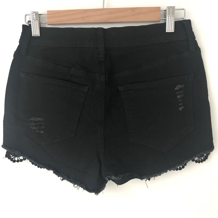 Szorty, spodenki nowe, r.S, koronki