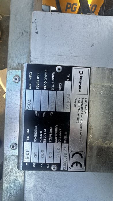 Szlifierka planetarna husqvarna pg450 blastrac dr.shulze Barikell