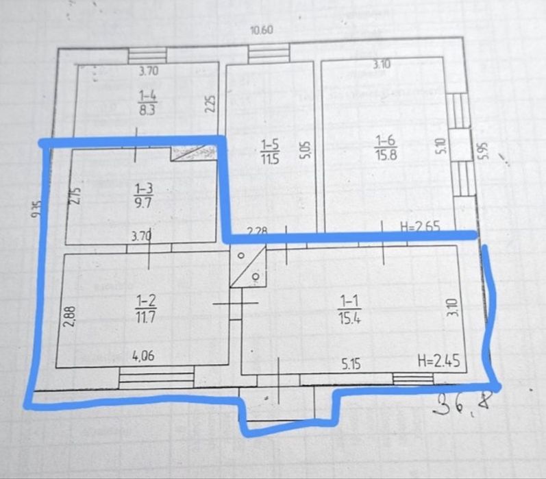 Пів Будинку з окремим подвірʼям.Кушівка
