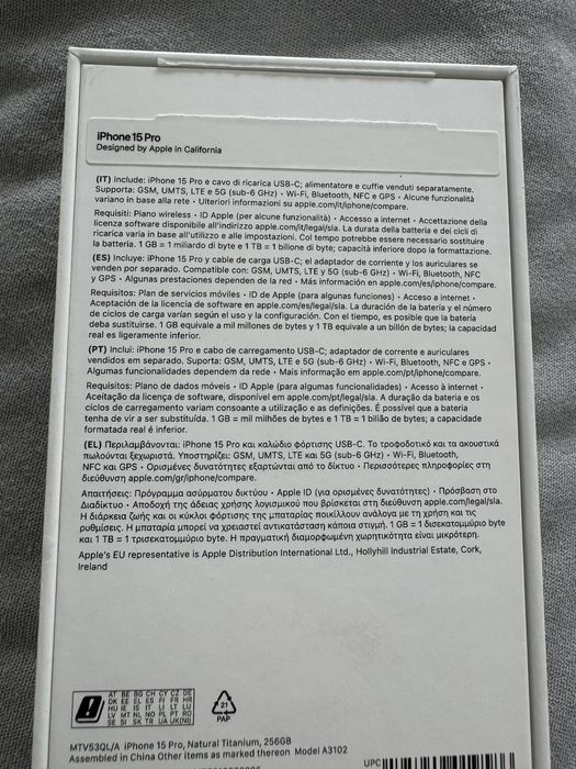 Iphone 15 Pro 256 Natural Titanium64575215570562121