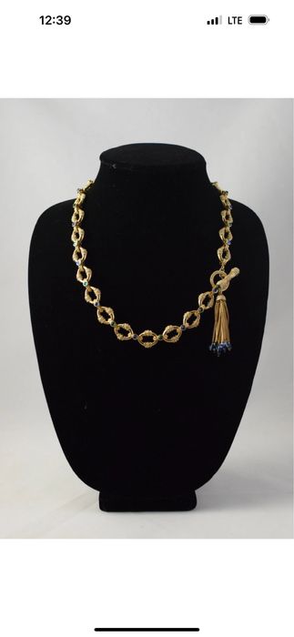 Кольє Franklin Mint,вінтаж,покриття 22 К