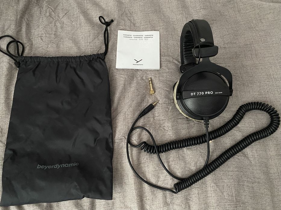 Beyerdynamic DT 770 Pro 250Ω — uszkodzone, do naprawy / na części