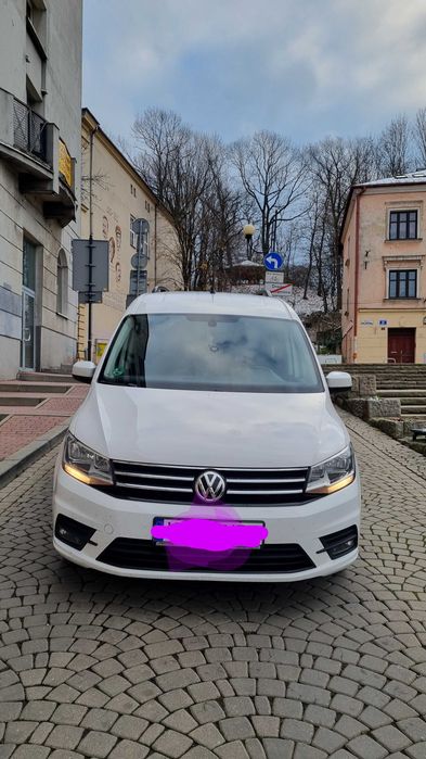 Samochód VW Caddy Maxi DSG Biały Kamper Van