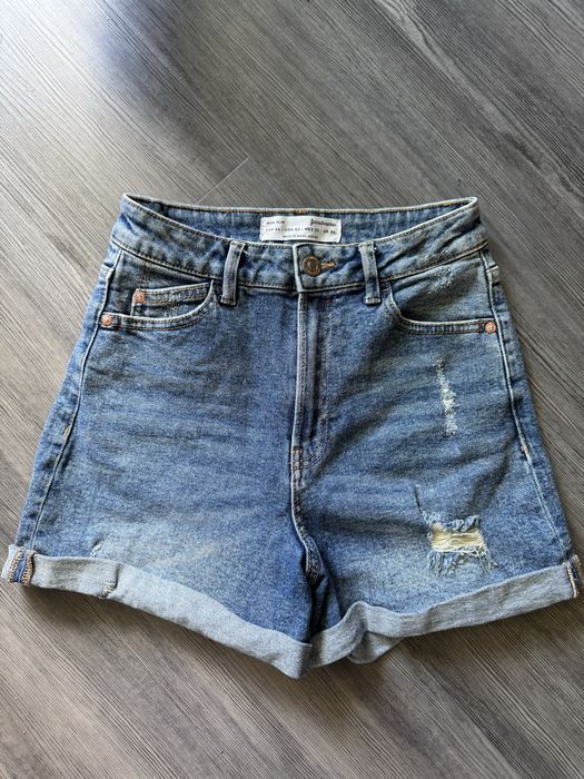Spodenki jeansowe mom jeans stradivarius xs 34