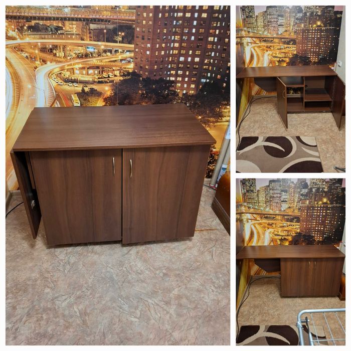 Стол-трансформер, компьютерный, письменный, состояние нового