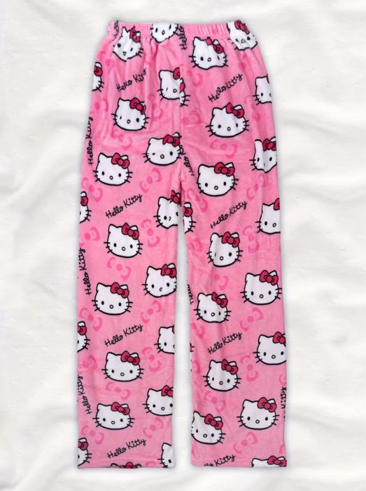 Рожеві мʼякі штани Hello Kitty