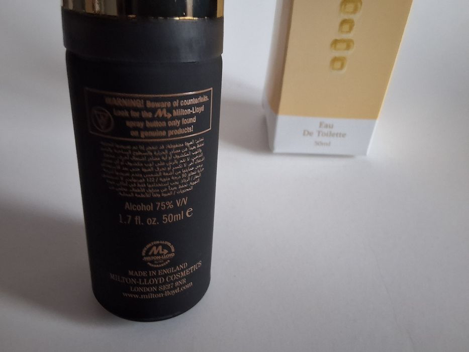 MILTON-LLOYD PURE GOLD  Eau De Toilette 50 ml