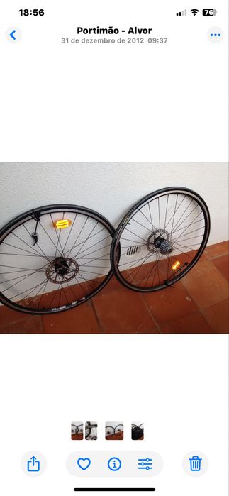 Conjunto rodas full carbone 26”