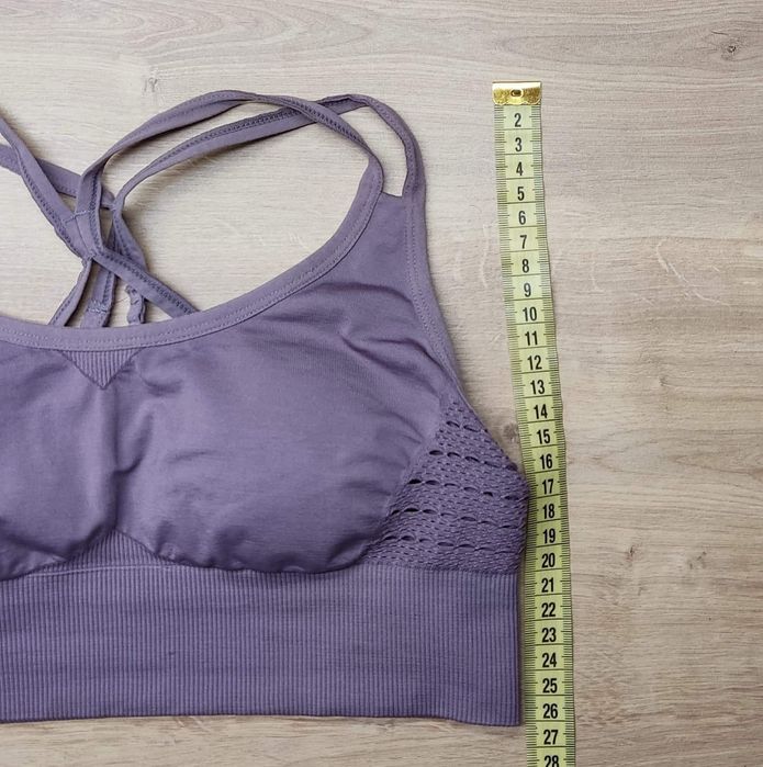 Stanik do ćwiczeń M fioletowy