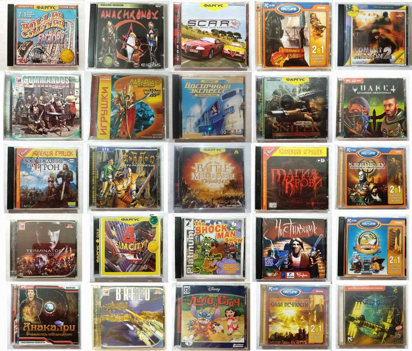 Коллекционные игры на CD