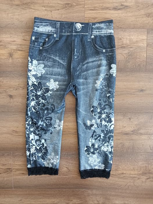 Legginsy damskie 3/4 ElleNor rozmiar L