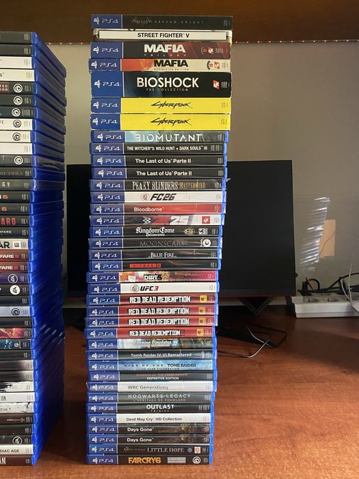 Lote de jogos PS4 e PS5