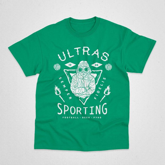 T-shirt "Ultras Sporting" 2 cores (Vendo/Troco)