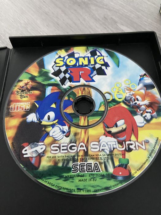 Sonic R (Sega Saturn) em caixa completa